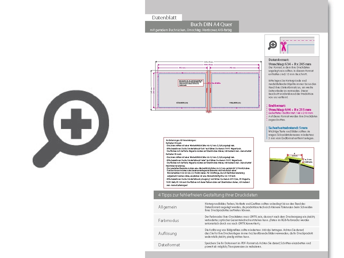 Product Bild buch_hardcover_mit_geradem_r__cken__din_a4_quer__umschlag_4_0-farbig_cmyk__inhalt_108_seiten_4_4-farbig_cmyk