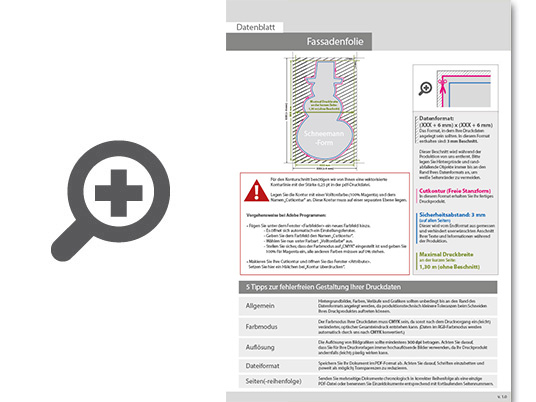 Product Bild hochwertige_fassadenfolie_in_schneemann-form_konturgeschnitten___einseitig_4_0-farbig_bedruckt