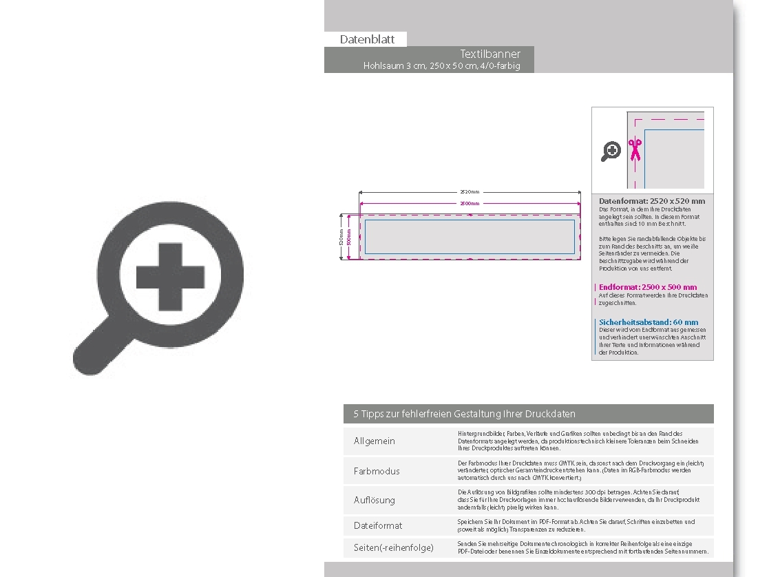 Product Bild hochwertige_stoff-banner_250_x_50_cm__4_0-farbig_bedruckt__hohlsaum_links_und_rechts_(durchmesser_hohlsaum_3_0_cm)
